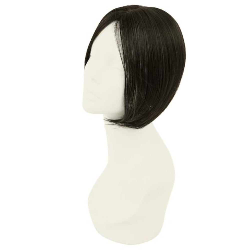 Priscilla Premium Gray Hair Cover Wig One-Length Long Type