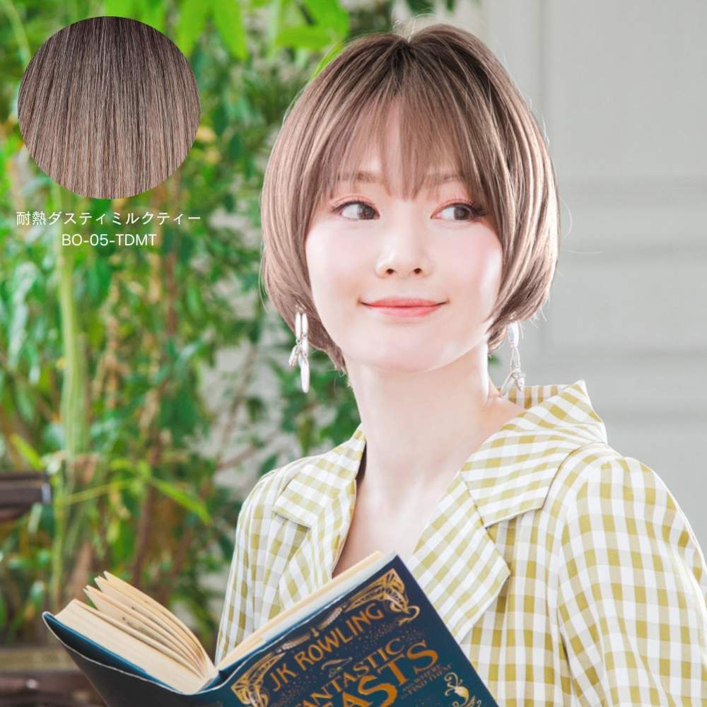 Priscilla Hat Wig Round Mash Relax Heat Resistant