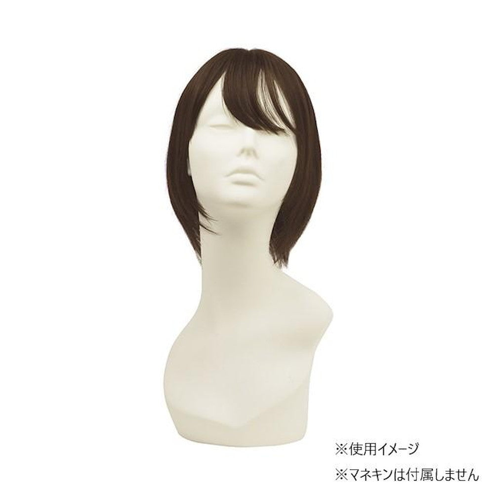 Priscilla Half Wig 100% Human Hair Long Ash Brown