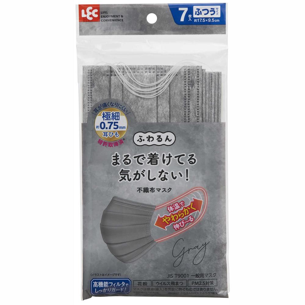Reck Fuwarun N Mask Regular GR (Gray) 7 Pieces
