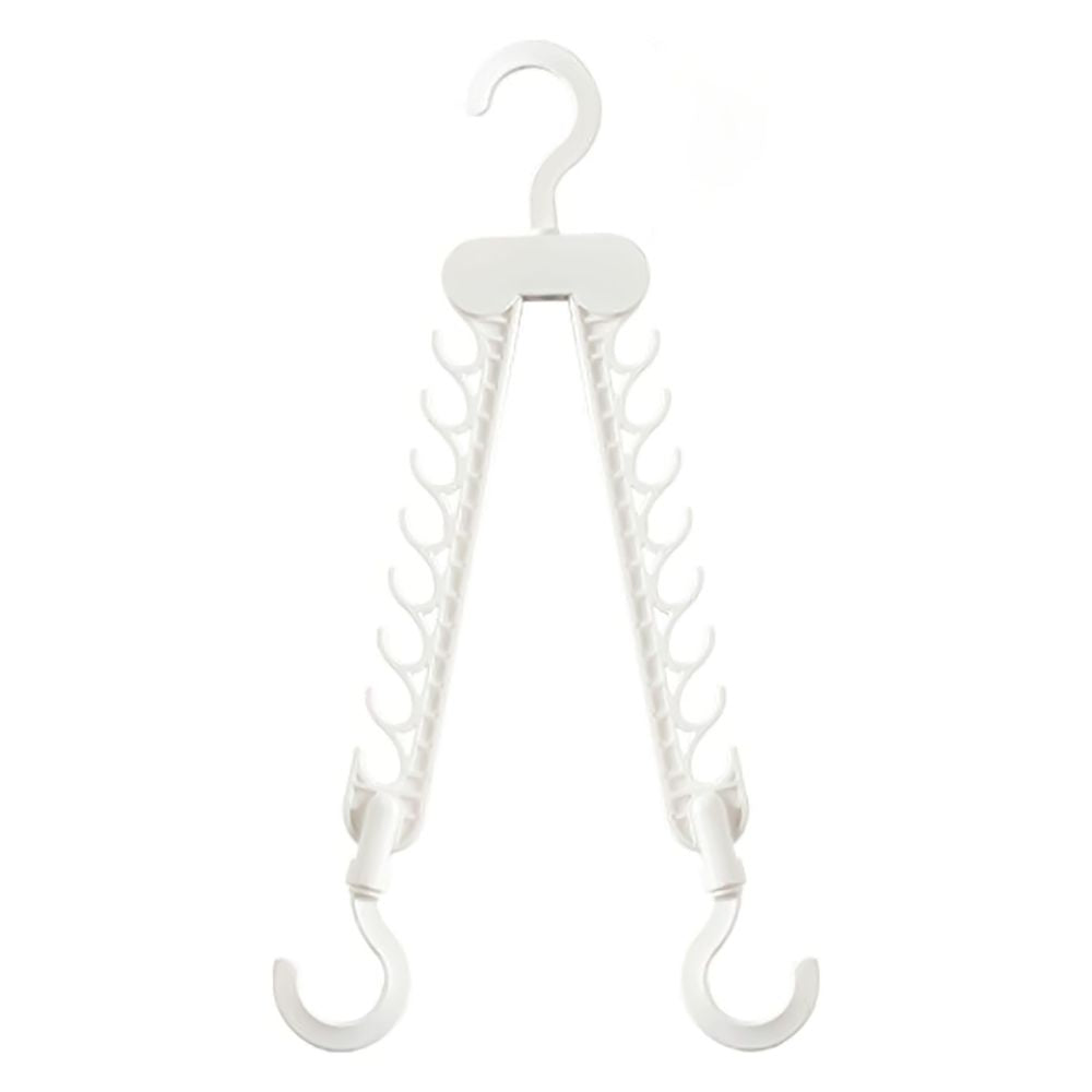 Trade One Space-Saving Folding Hanger Holder White