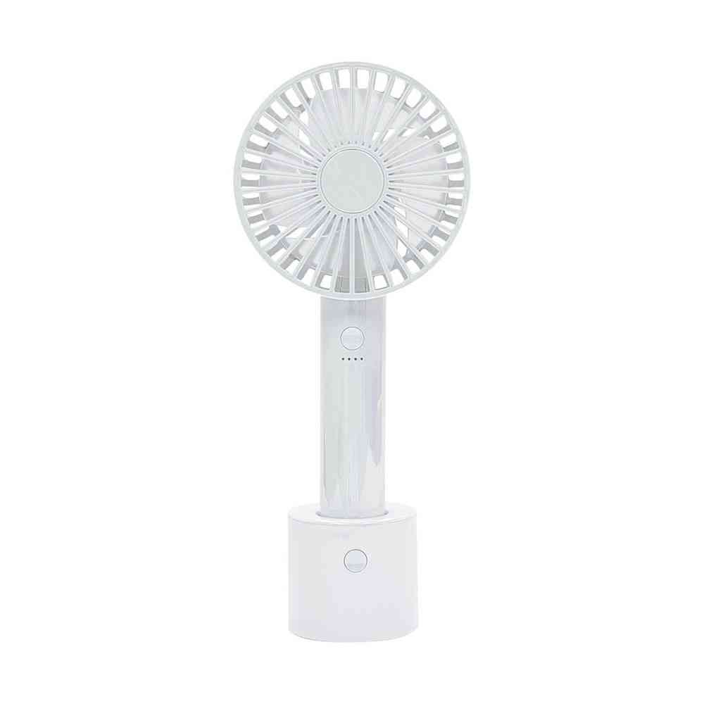 Trade One WINSY USB Rechargeable Auto-Swing Fan Aurora White 30907