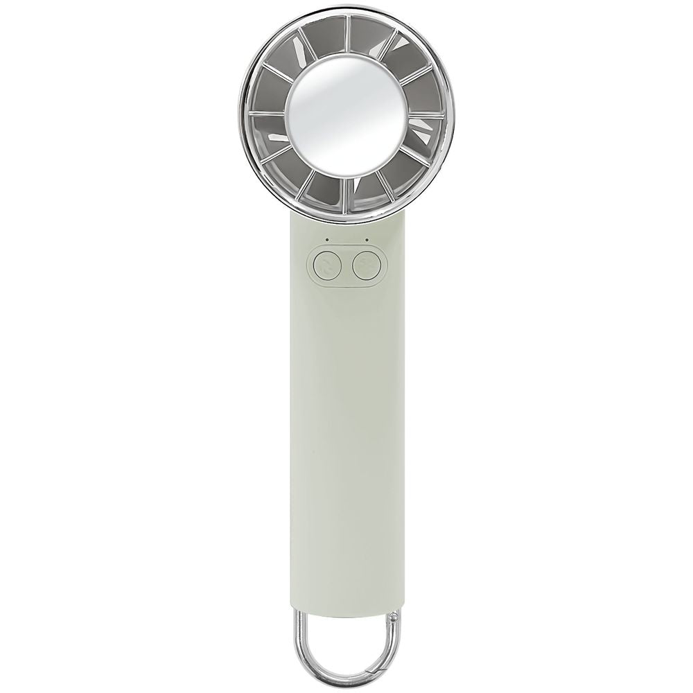 Trade One WINSY USB Rechargeable Peltier Fan with Carabiner Gray