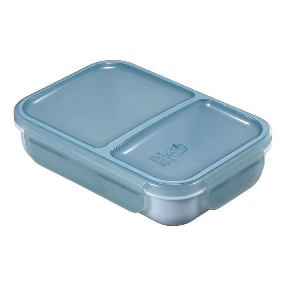 CB Japan Antibacterial Bento Box Rice Boy Blue