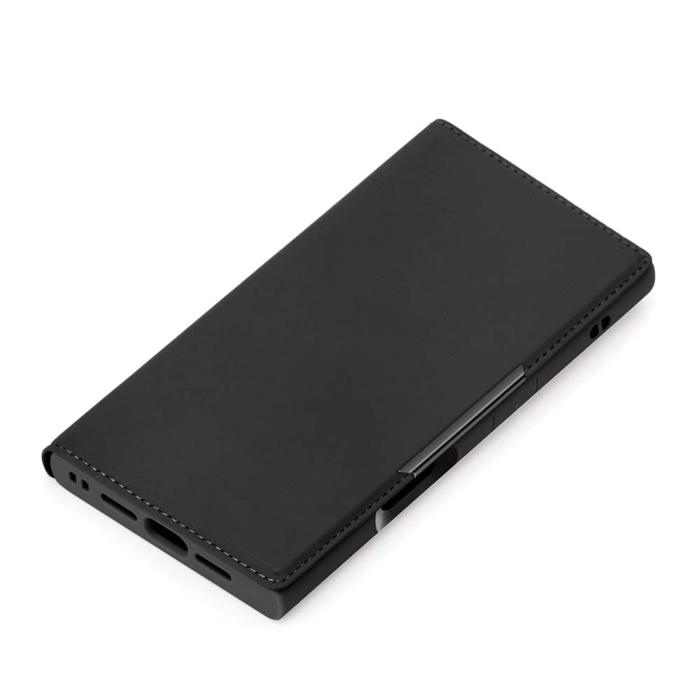 PGA Clear Flip Case for iPhone 16 Black PG-24ACF01BK 70g