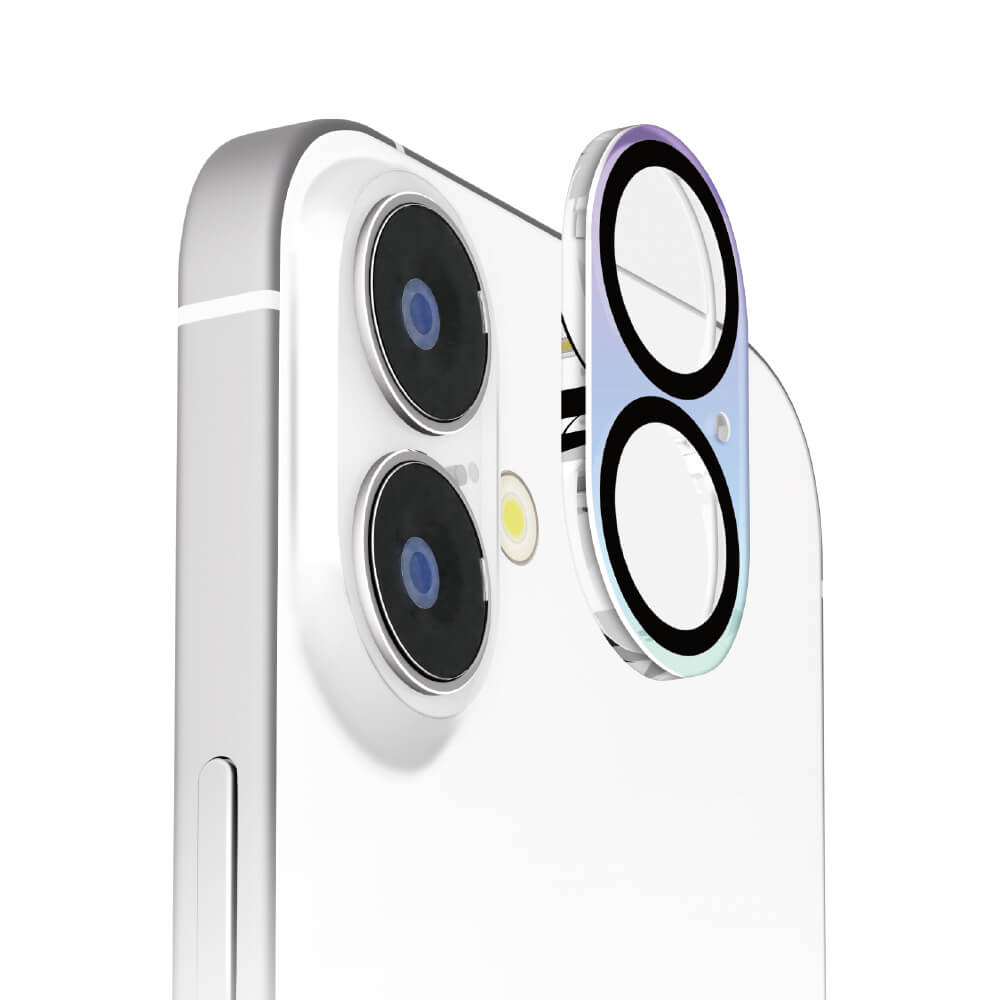 PGA Full Camera Protector for iPhone 16/16 Plus Aurora Design PG-24ACLG04AR 2g