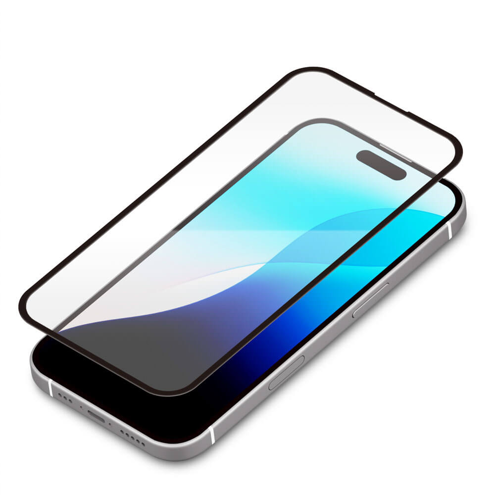 PGA High Transparency Full Coverage Glass for iPhone 16 Pro with Anti-Corner Break PET Frame PG-24BGLF01CL 13g