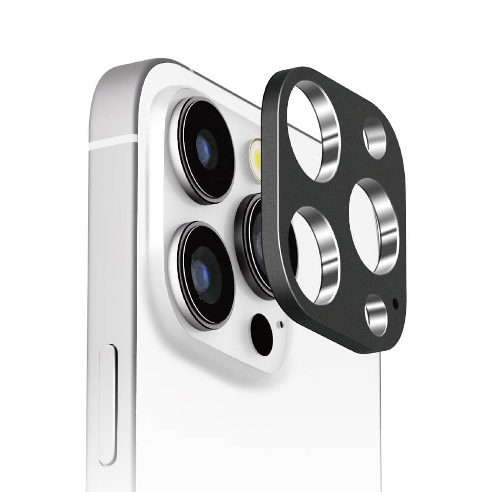 PGA Camera Lens Frame for iPhone 16 Pro/16 Pro Max - Aluminum Black 5g