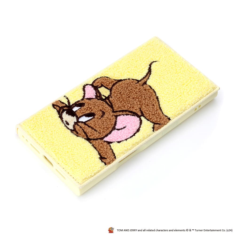 PGA iPhone 16 Clear Flip Case (Sagara Embroidery) Tom and Jerry PG-W24ACF02JER