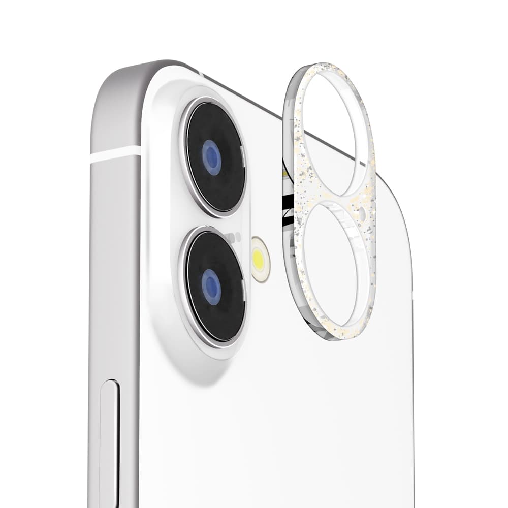 PGA Camera Lens Frame for iPhone 17/16/16 Plus - Glitter