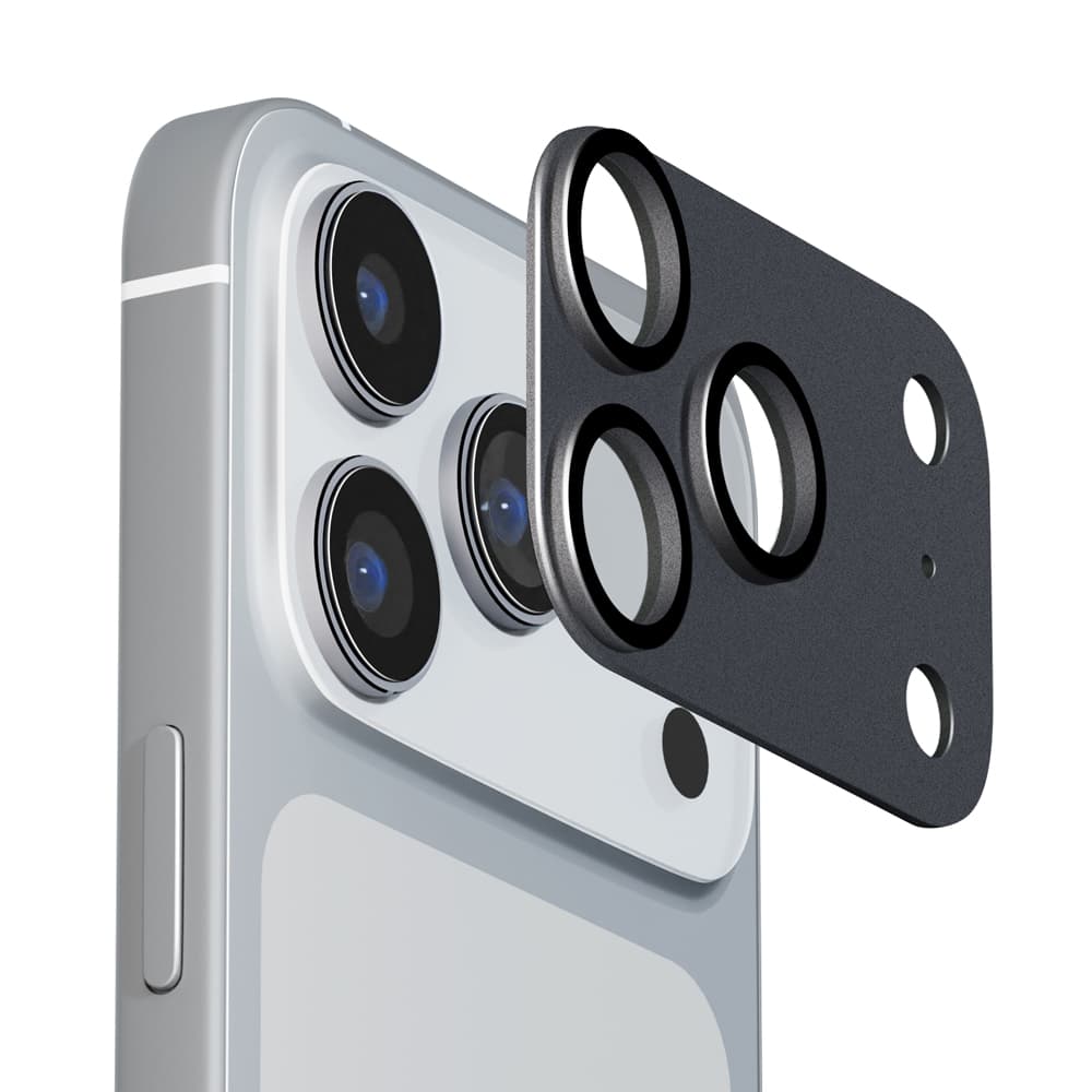 PGA Full Camera Protector for iPhone 17 Pro - Aluminum/Black 6g