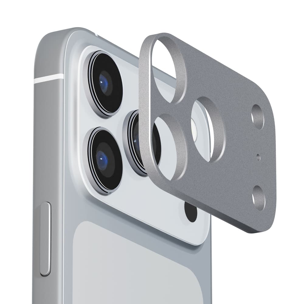 PGA Camera Lens Frame for iPhone 17 Pro - Aluminum/Silver - 10g