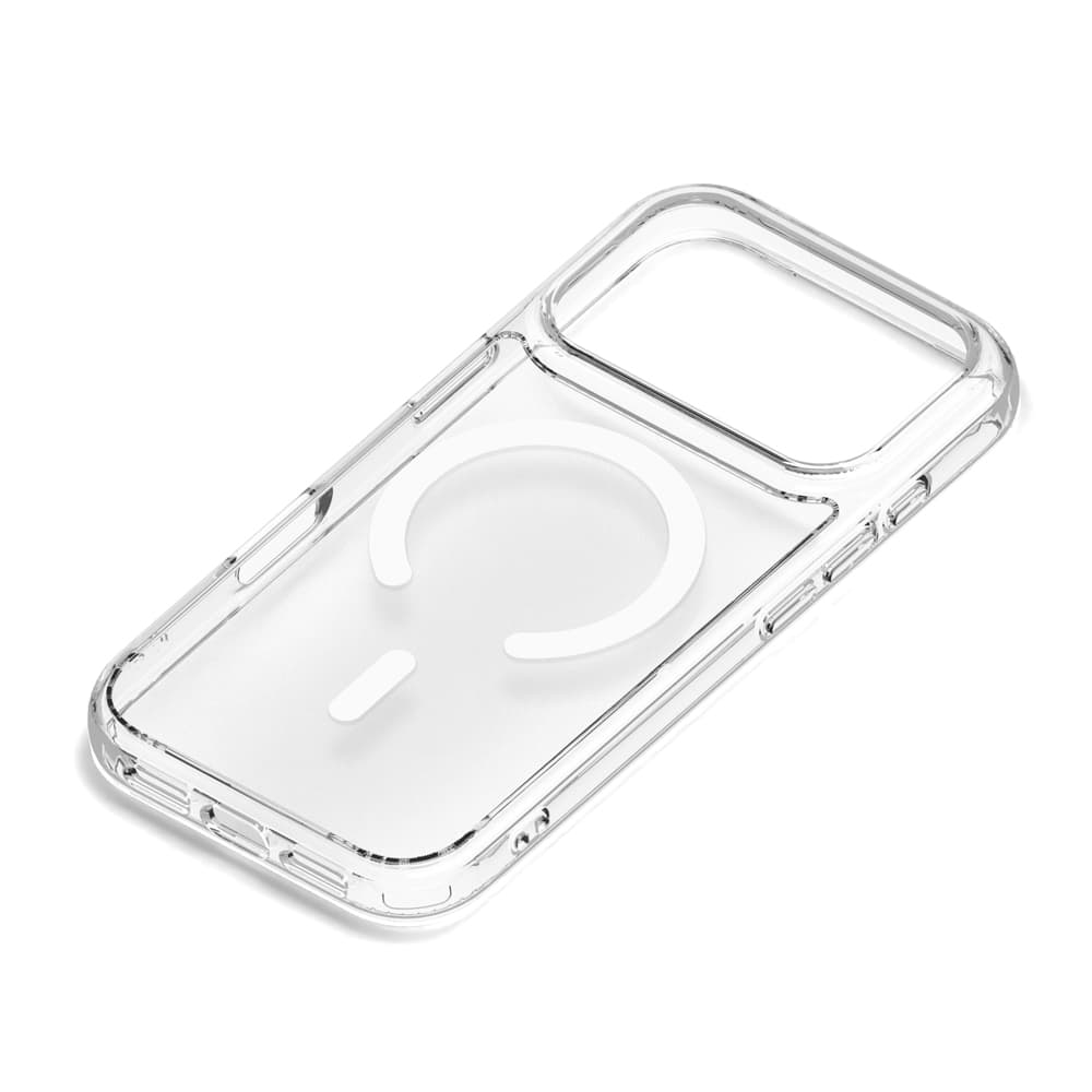 PGA MagSafe Compatible Hybrid Case for iPhone 17 Pro Max - Clear - 35g