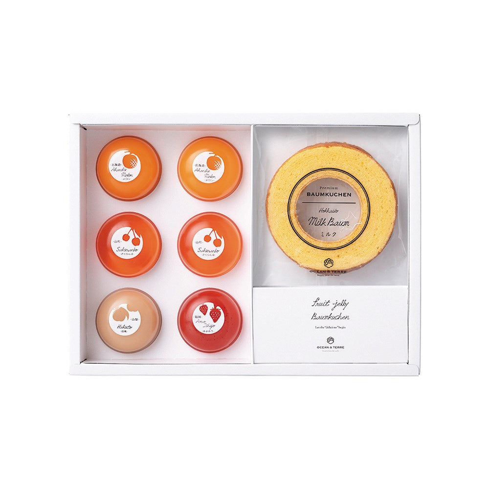 Hokkaido Milk Baumkuchen & Premium Fruit Jelly A564