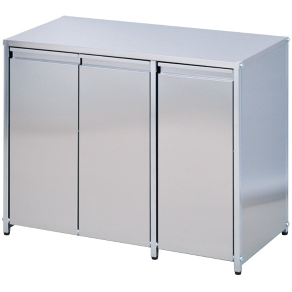 DS52-1 2-Way Stainless Steel Dust Bin 14L 3-Sorting