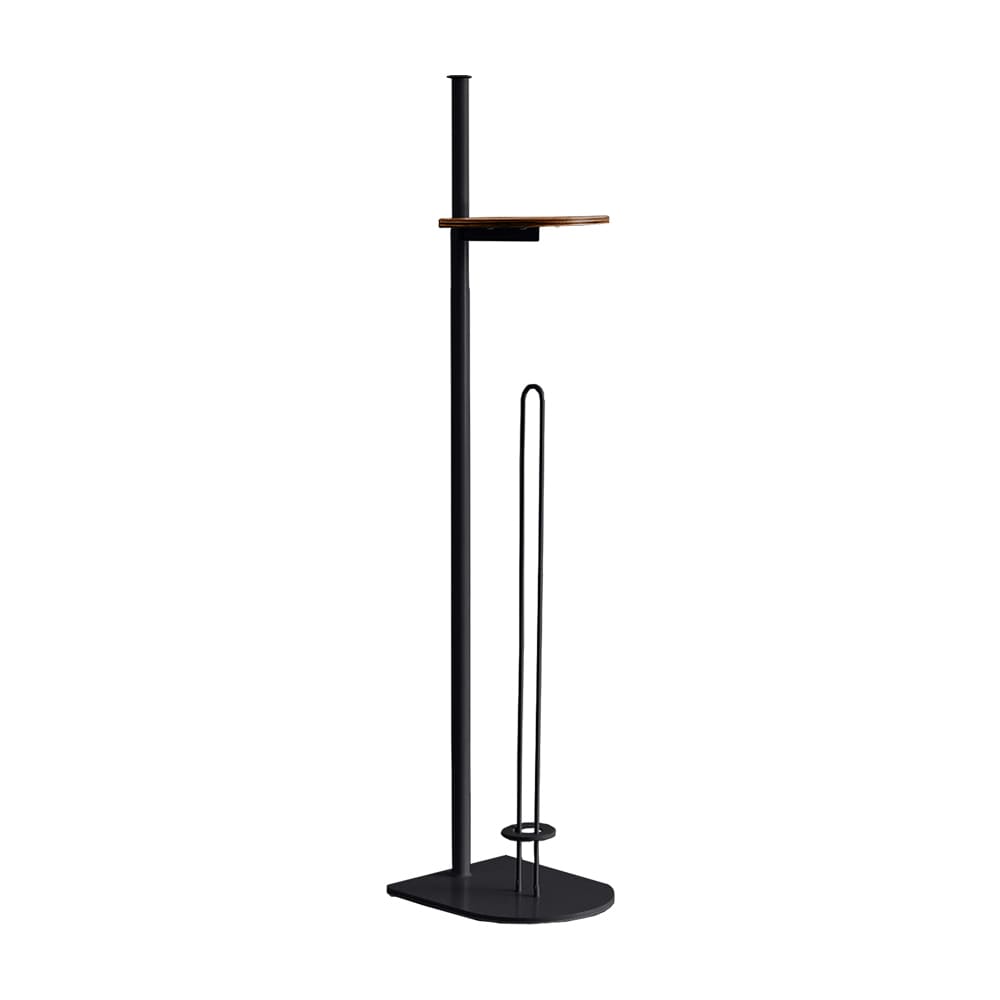UD28B-BK トイレットペーパーH 艶消しBK 木DBR 【直送品】 返品・キャンセル・他商品と同時購入は不可