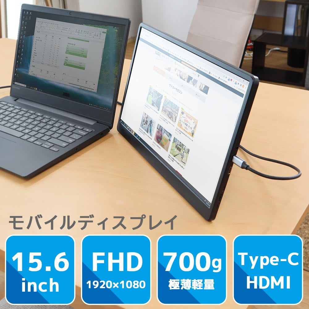 15.6-Inch Lightweight Mobile Display INPRMNHBK