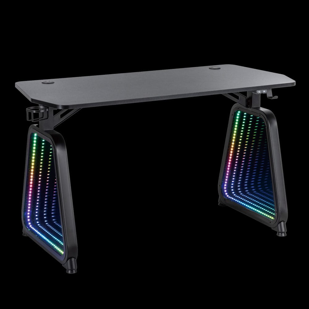 RGB Mirror Gaming Desk - SEEMRGHBK