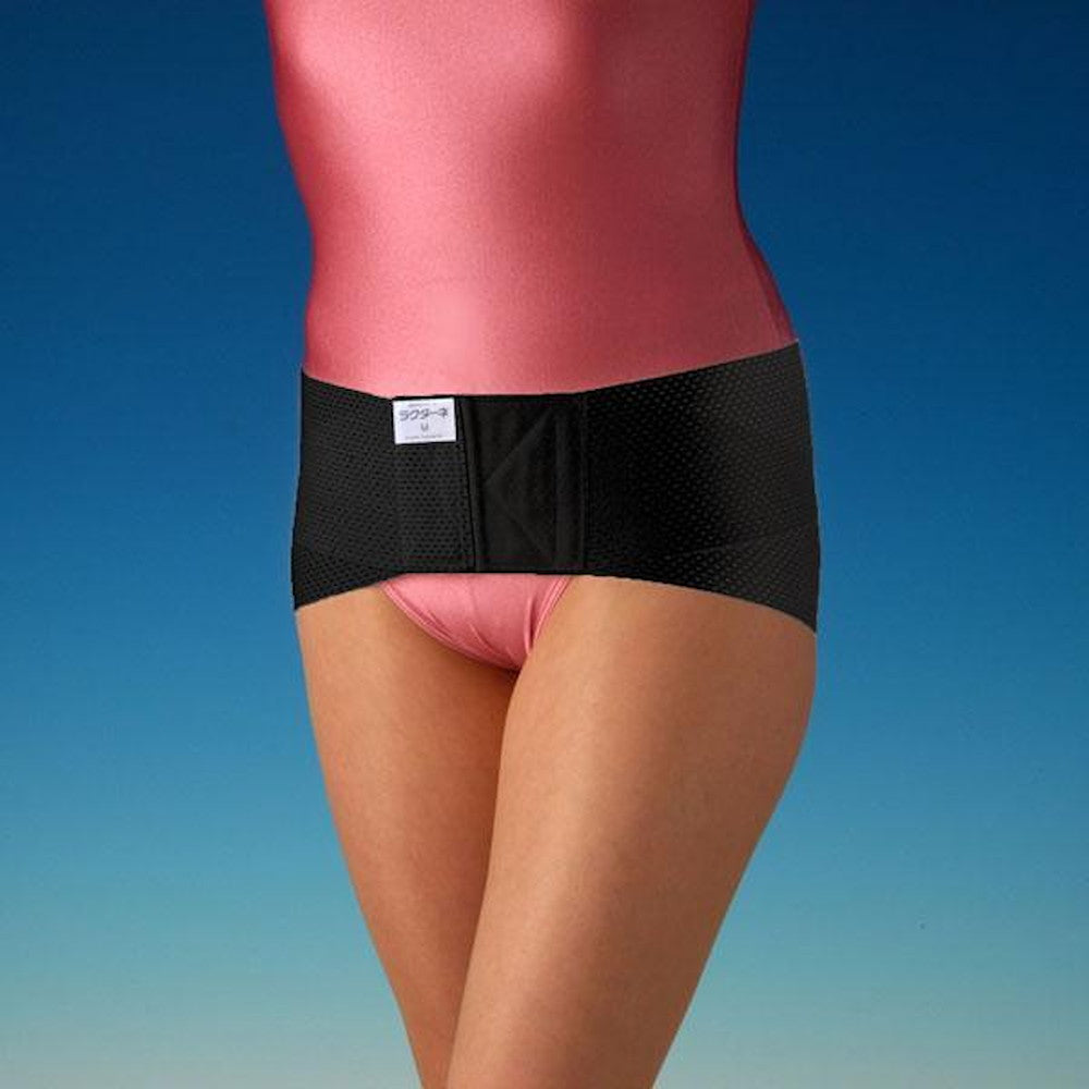 Rakudane Pelvic Supporter Mesh Black L