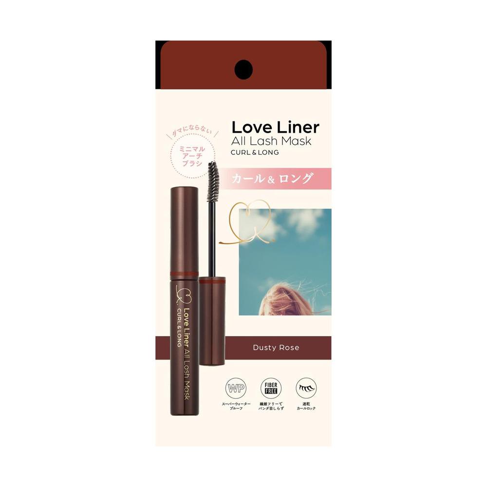 msh Love Liner All Rush Mask Curl & Long Mascara Dusty Rose