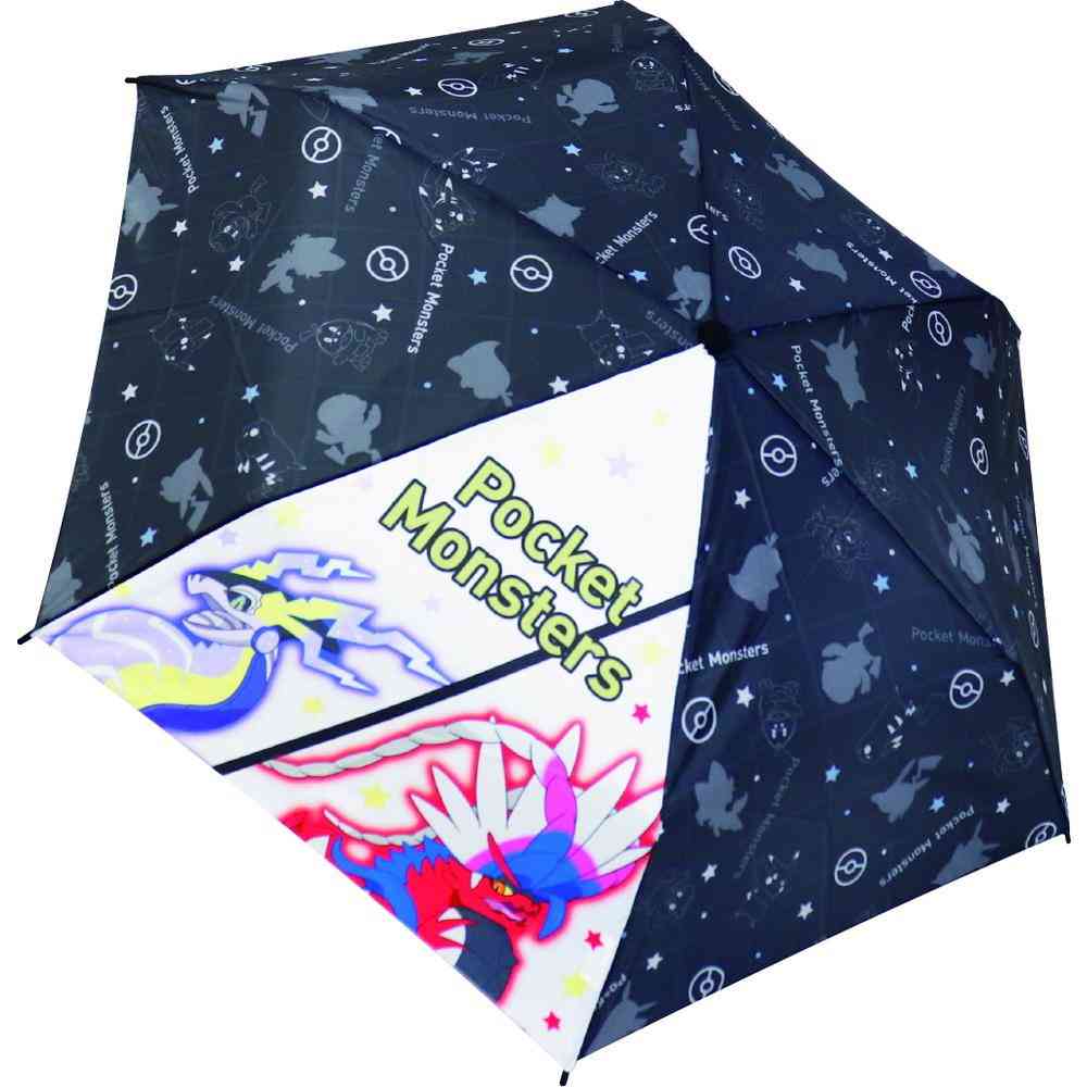 J's Planning Folding Umbrella Pocket Monsters Square Line - 1 Piece