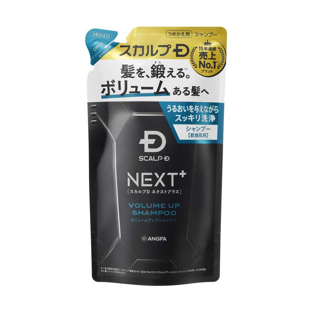 Scalp D Next Plus Volume Up Shampoo Dry [For Dry Skin] Refill 300ml