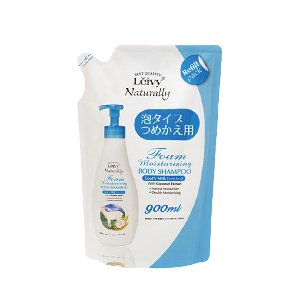 Axis Lavie Foam Body Shampoo Goat Milk Refill 900ml