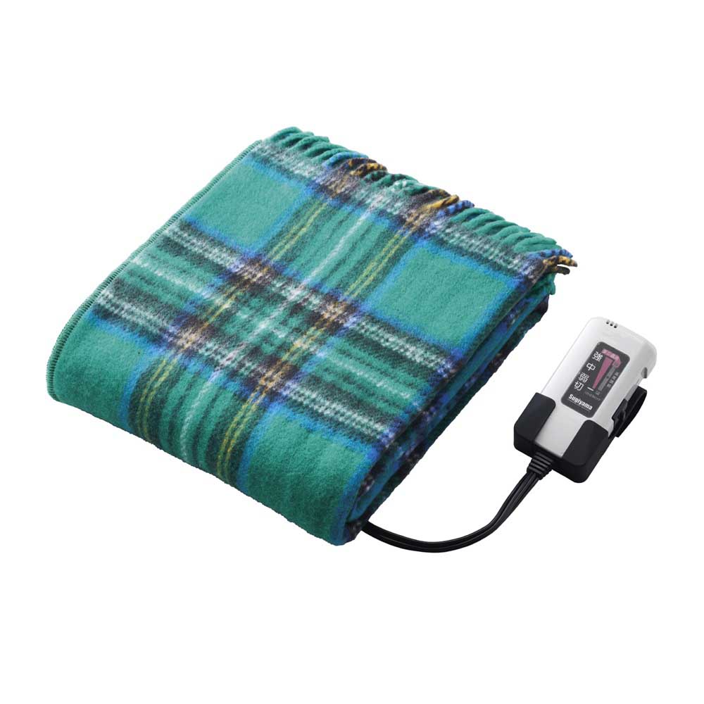 Washable Electric Knee Blanket Made in Japan SSW22H22 GR