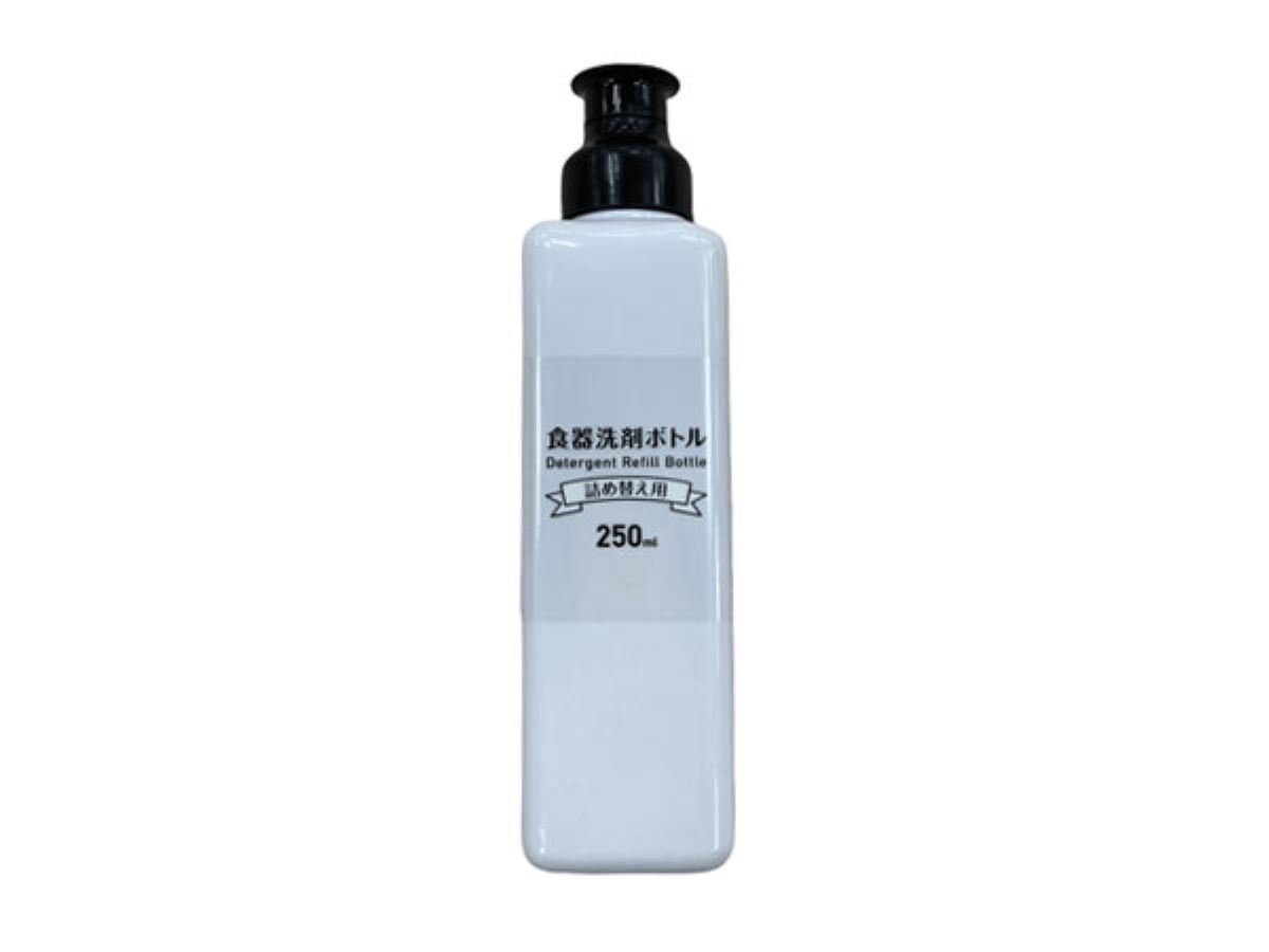 Dishwashing Detergent Refill Bottle with Black Cap
