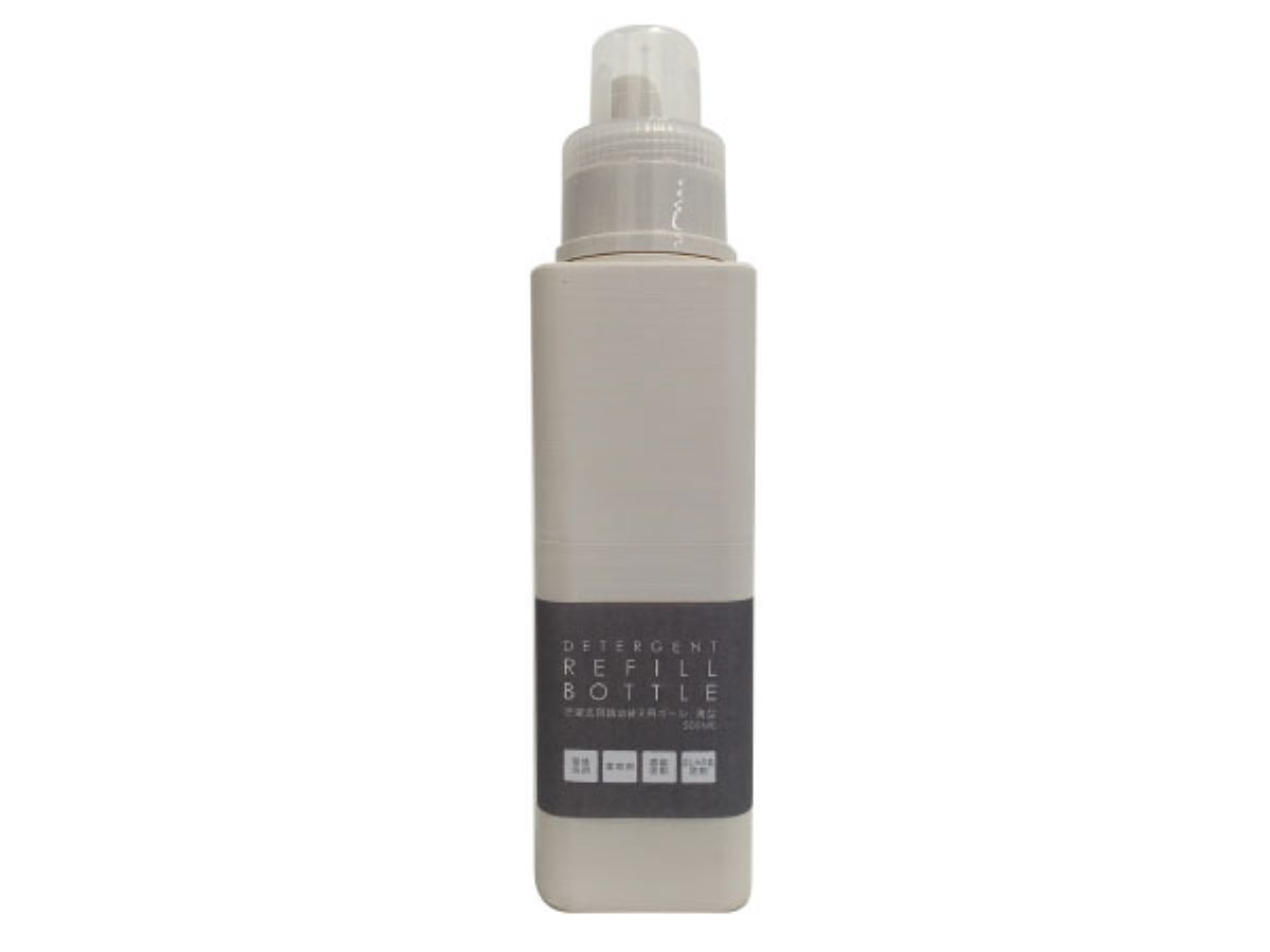 Square Refill Bottle for Laundry Detergent - Beige