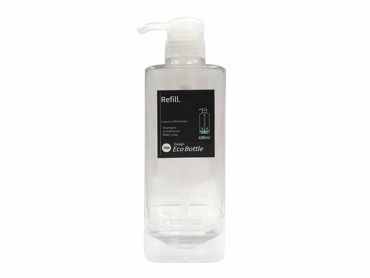 1dp Eco Bottle (Square, Clear)