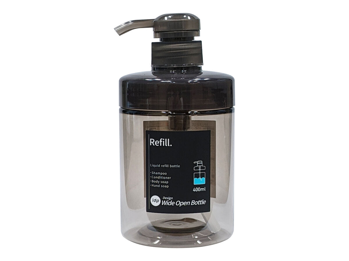 1dp Wide Mouth Pump Bottle Round Amber