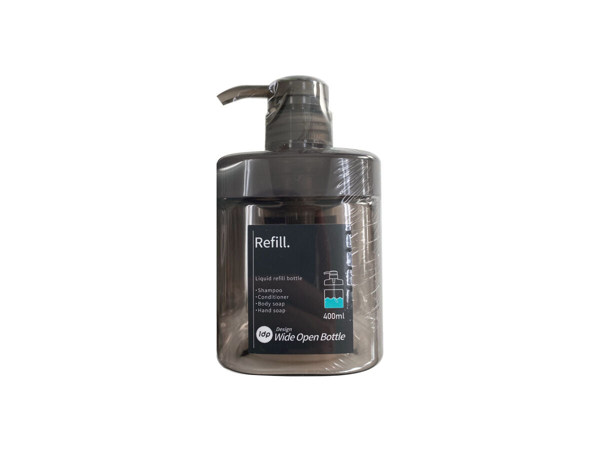 1dp Wide Mouth Pump Bottle (Square, Amber)