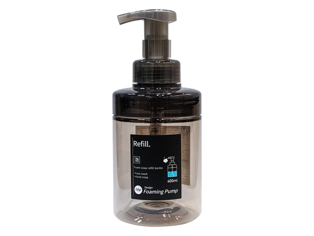 1dp Wide Mouth Foam Bottle Round Amber
