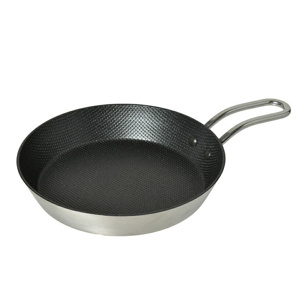 Park Lane 2-Layer Steel Grill Pan One-Handed 16cm Silver