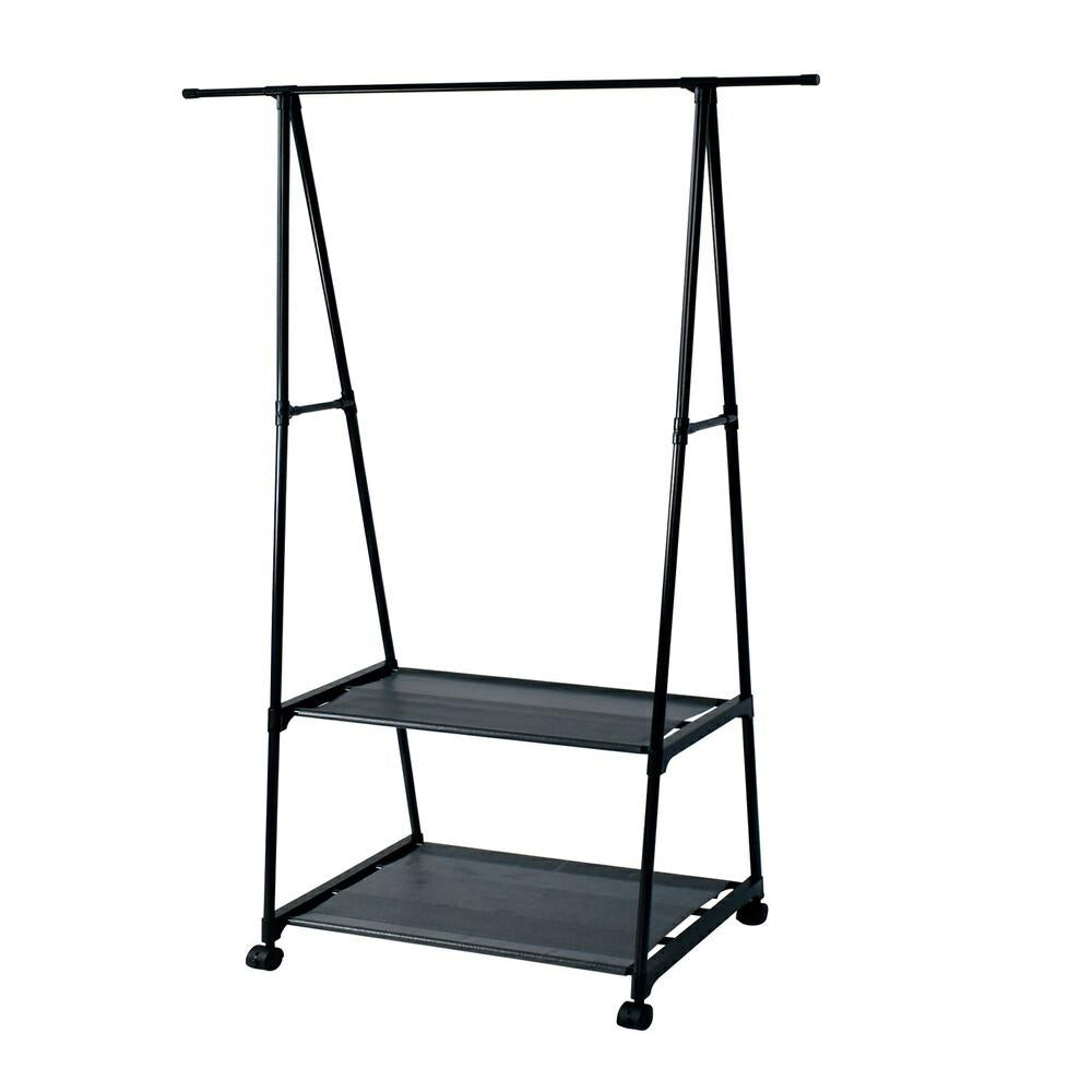 Park Lane Casual 2-Tier Hanger Rack Black