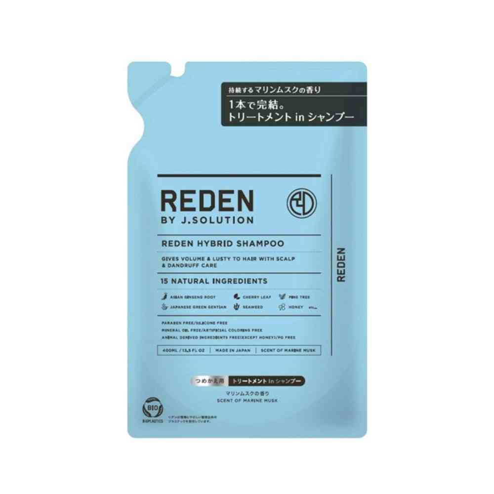 Lifelong Riden Hybrid Shampoo Marine Musk Scent Refill 400ml