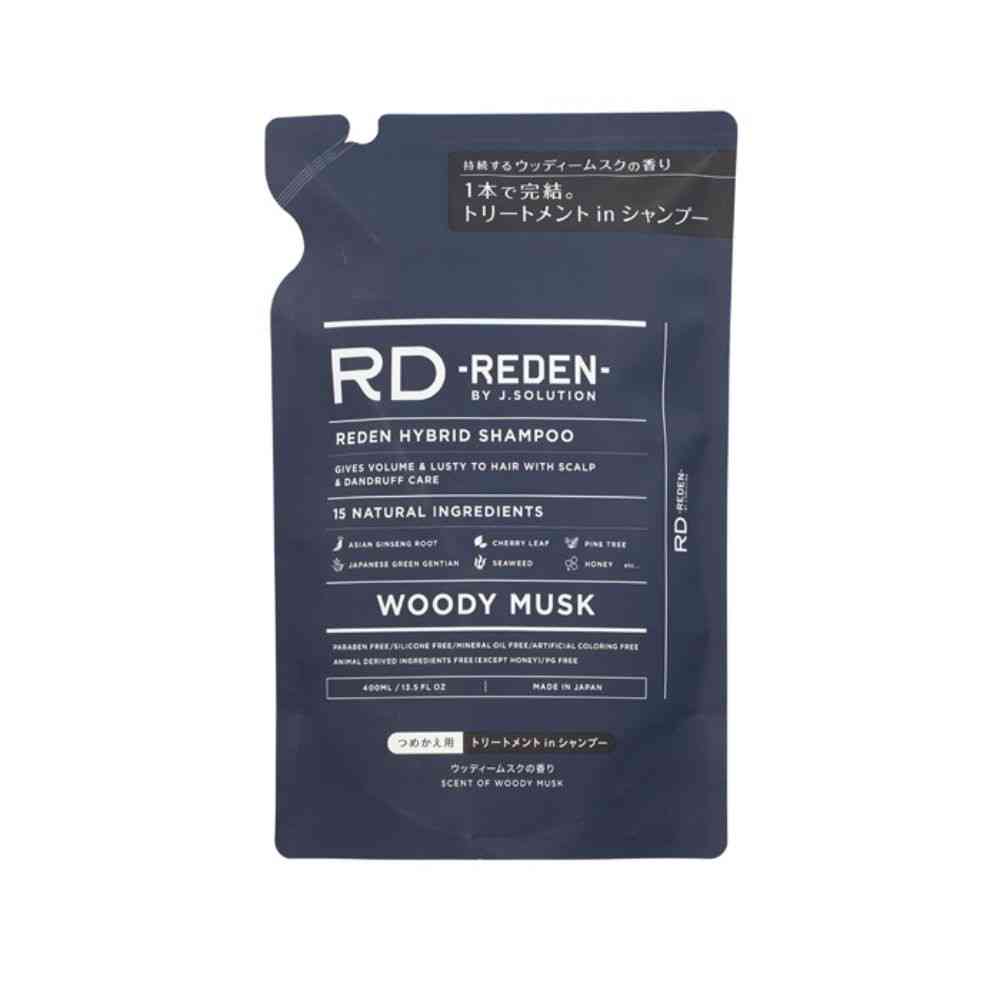 Lifelong Riden Hybrid Shampoo Woody Musk Scent Refill 400ml