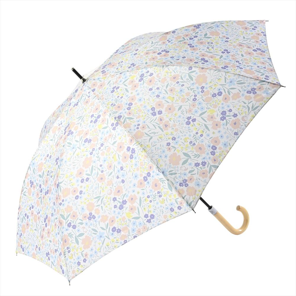 晴雨兼用 長傘 63cm エコルーペット17431OF 【直送品】 返品・キャンセル・他商品と同時購入は不可