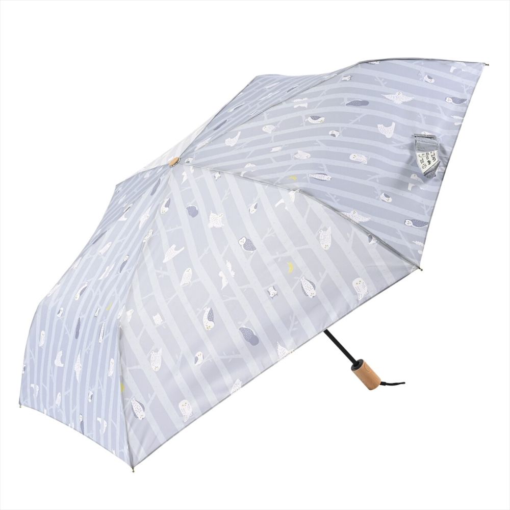 晴雨兼用 折りたたみ傘 58cm エコルーペット 17361GY 【直送品】 返品・キャンセル・他商品と同時購入は不可