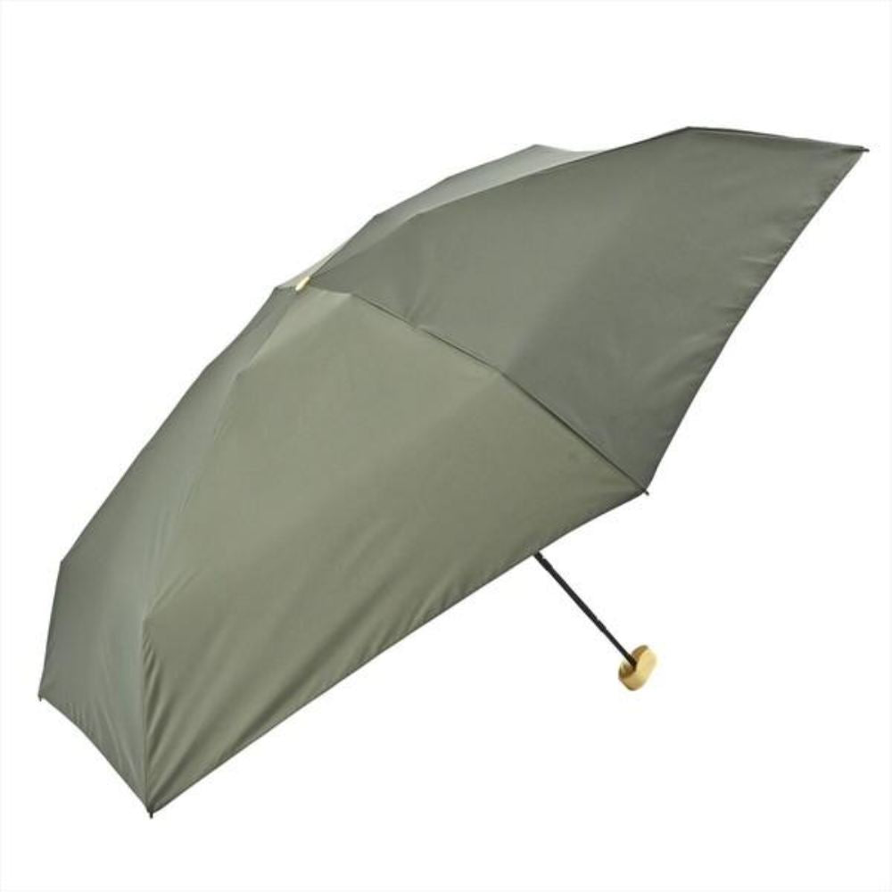 晴雨兼用 折傘 55cm エコルーペット 5段 16646KH 【直送品】 返品・キャンセル・他商品と同時購入は不可