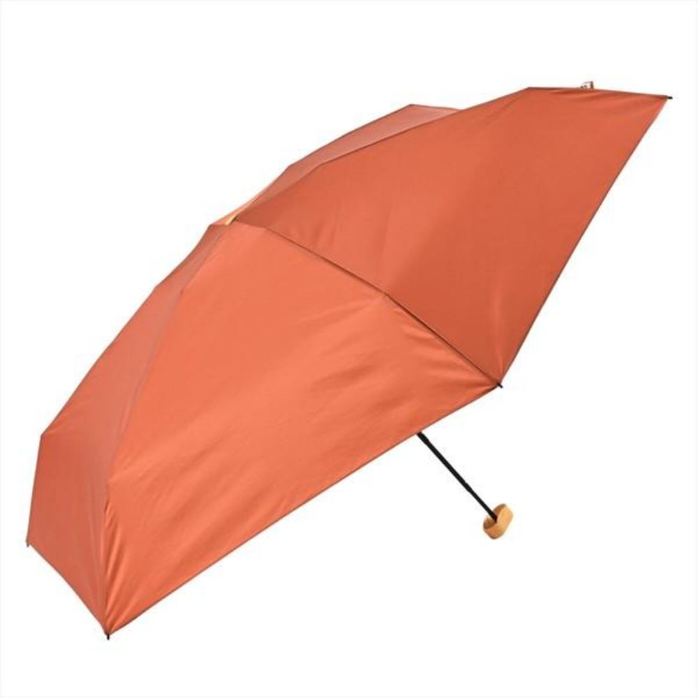 晴雨兼用 折傘 55cm エコルーペット 5段ミニ 16648CA 【直送品】 返品・キャンセル・他商品と同時購入は不可
