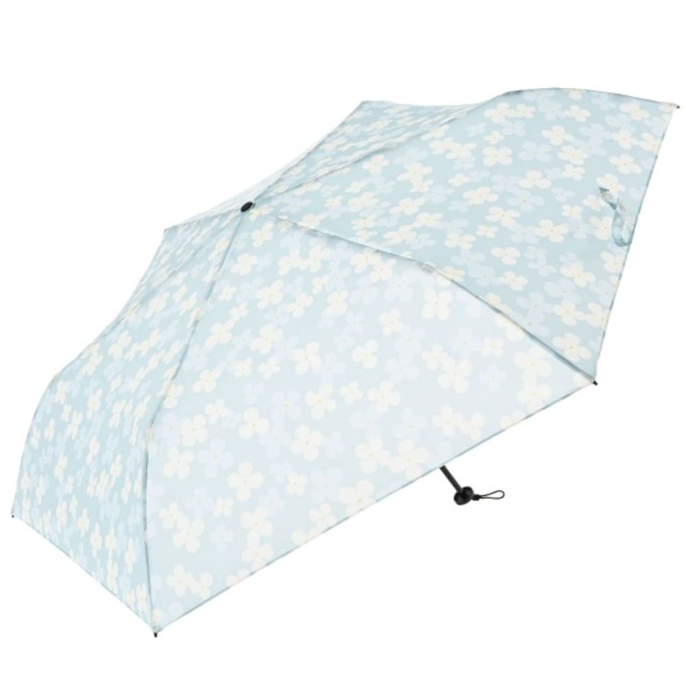 折りたたみ傘 1798BL ハンナ カーボン軽量ミニ55 ブルー 【直送品】 返品・キャンセル・他商品と同時購入は不可