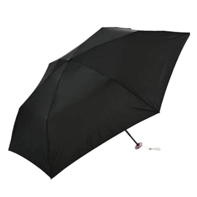 Pokella UV Cut Folding Umbrella - Lightweight 6-Stage 50cm BK
