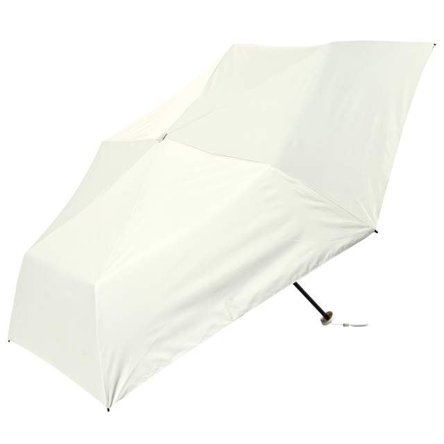 100% UV Protection Folding Umbrella - Solarni Lightweight 50cm Off White