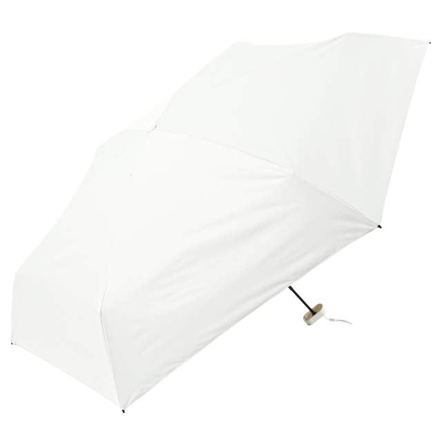 Premium Blackout Folding Umbrella Solani Minimum Lightweight 50cm Off White