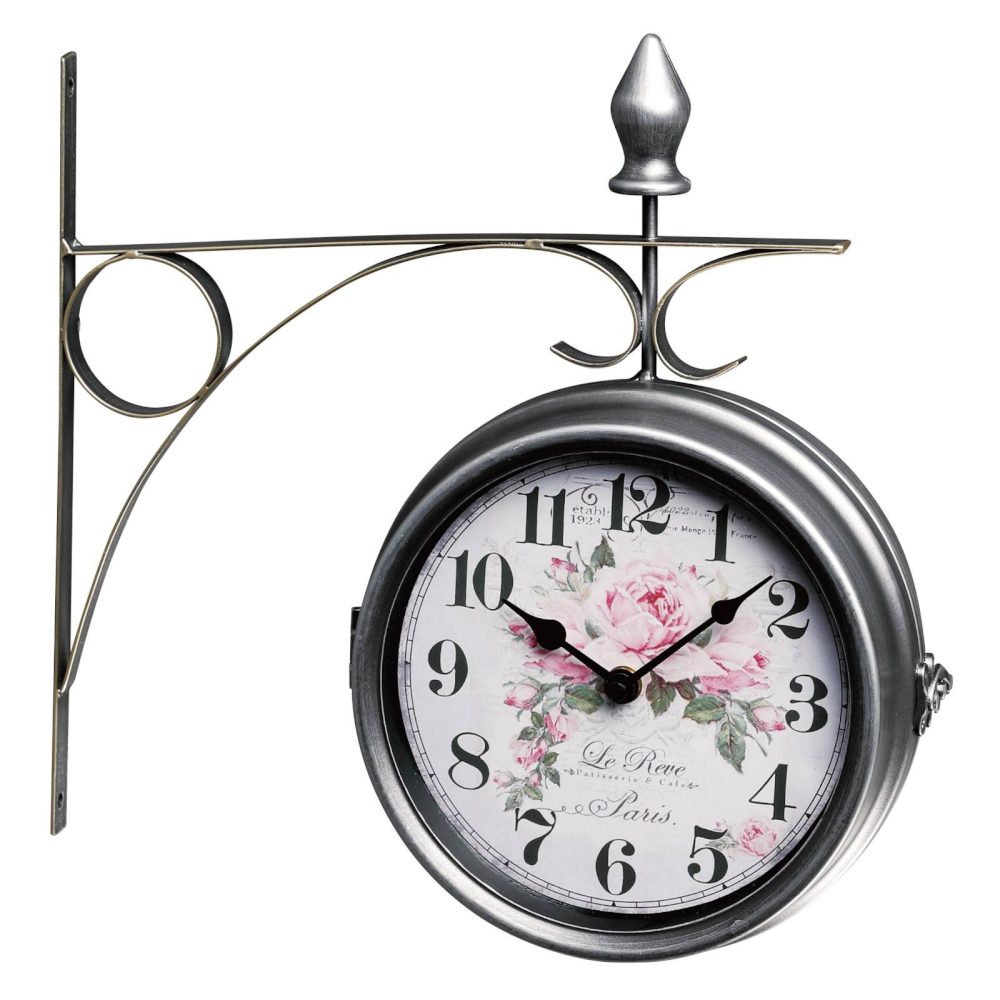 Wall Clock Rose 38406