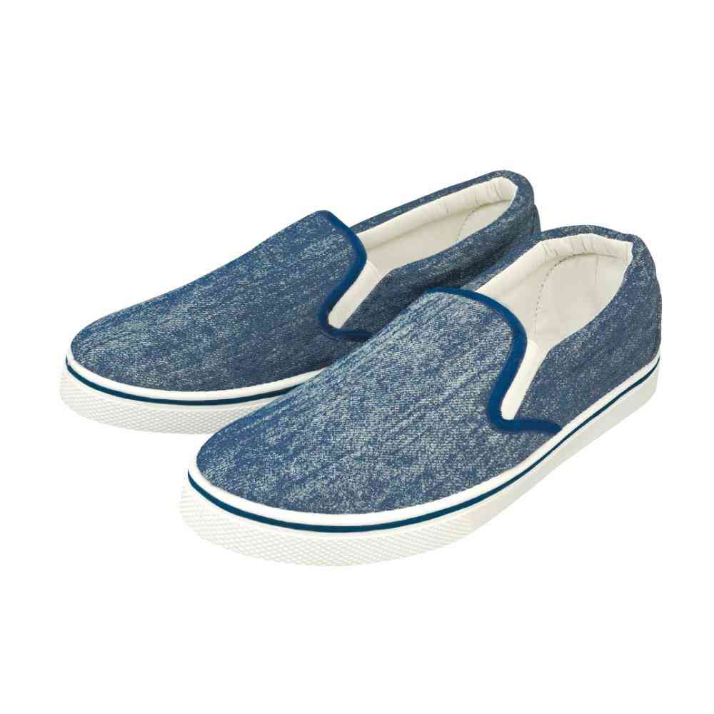 Queen Trading Women's Slip-On Denim Blue Size L
