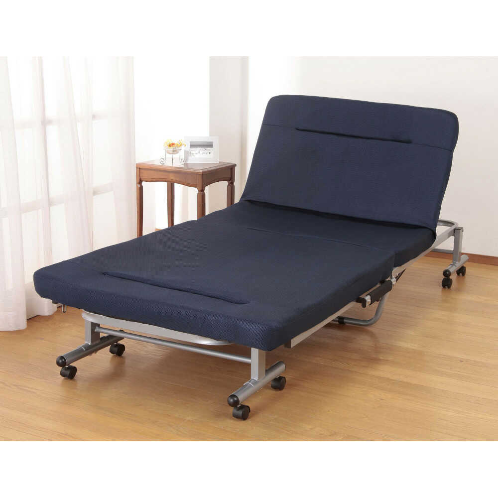 Folding Sofa Bed No Assembly Navy