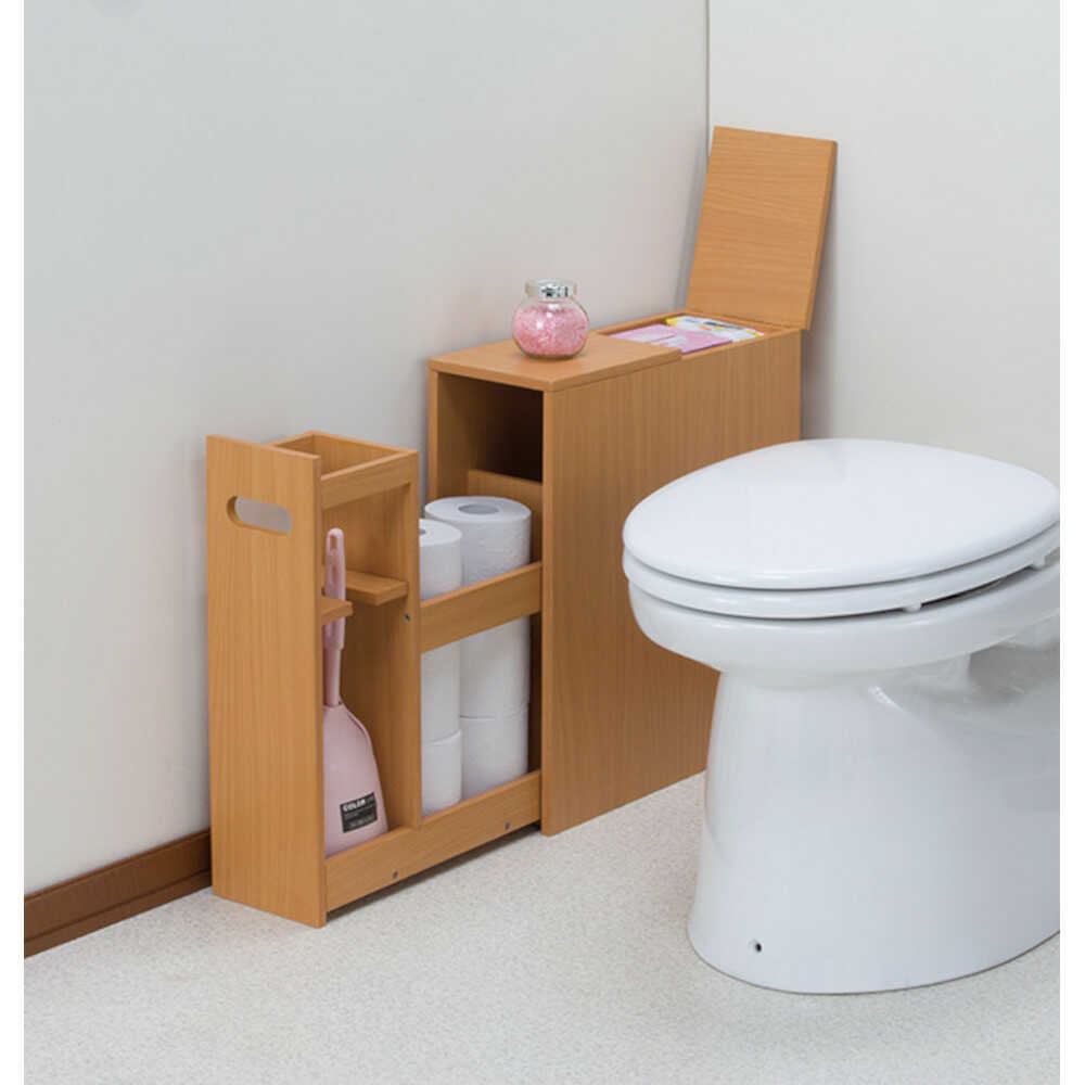 NEW Slim Slide Toilet Rack Natural [0351010]